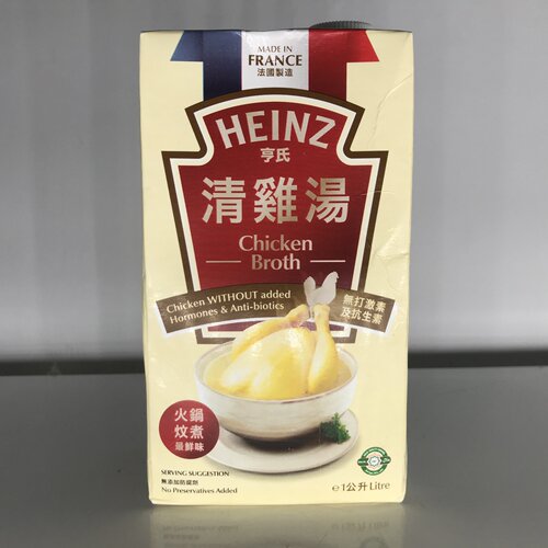 法国进口亨氏浓缩清鸡汤1L