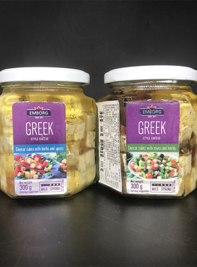 Cheese Cubes艾堡牌希腊式油浸干酪橄榄草本香料菲达奶酪发达芝士