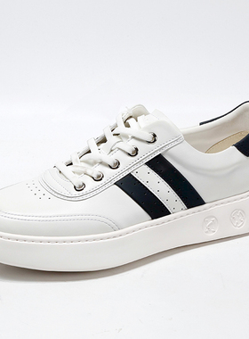 沙驰男鞋专柜正品25夏季新款牛皮百搭时尚休闲鞋平底舒适白色板鞋