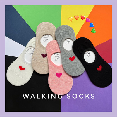 船袜四季情侣隐形卡通防滑可爱