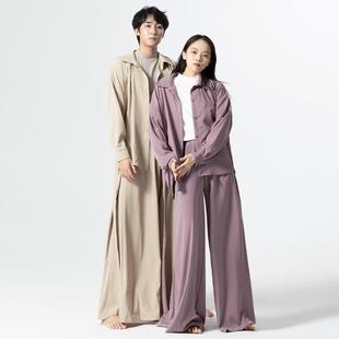 套装爵士舞衬衣长袖服练功男女同款现代舞舞飘逸中国宽松成人上衣