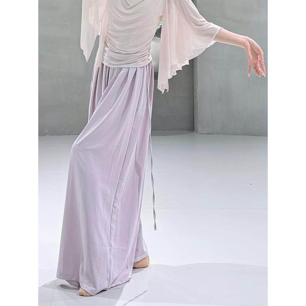 紫色练功舞裤女裤子阔腿宽松古典舞中国现代舞服成人舞蹈裤,运动/瑜伽/健身/球迷用品,古典舞服,淘宝优惠券,粉丝福利购,淘宝优惠卷