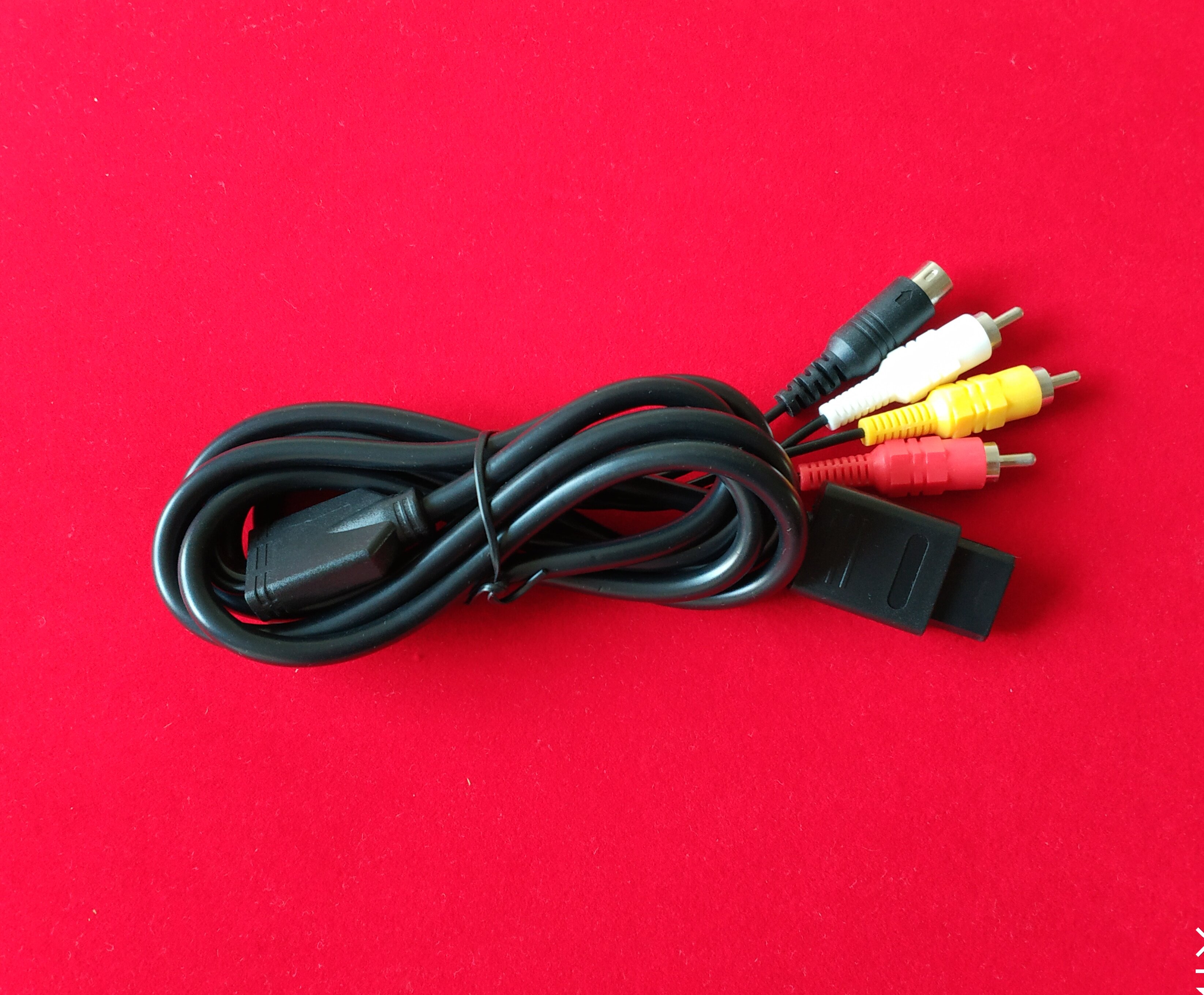 NINTENDO GAMECUBE NGC AV 케이블 S 단자 케이블 SFC SNES N64 범용 TV 연결 케이블 굵은 케이블