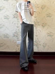 进口面料垂感微喇西裤 25ss Richer 男女同款 Einsamer