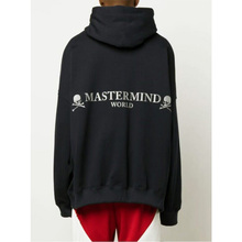 25秋冬卫衣上衣连帽宽松MASTERMIND world反光印花骷髅外套