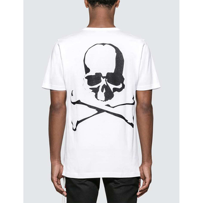 日本哈雷机车骑行t恤白