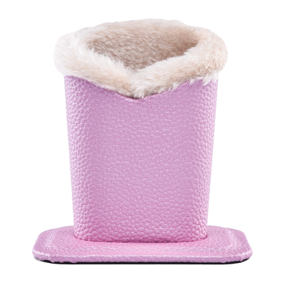 GECLL眼镜收纳座毛绒皮质