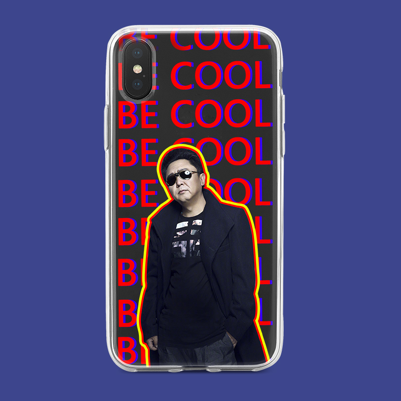 于谦表情适用苹果硅胶手机壳