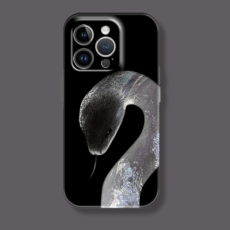 新款蛇年过年男女本命年艺术苹果iphone17promax适用15pro透明14minxs13全包防摔菲林软华为小米荣耀16手机壳