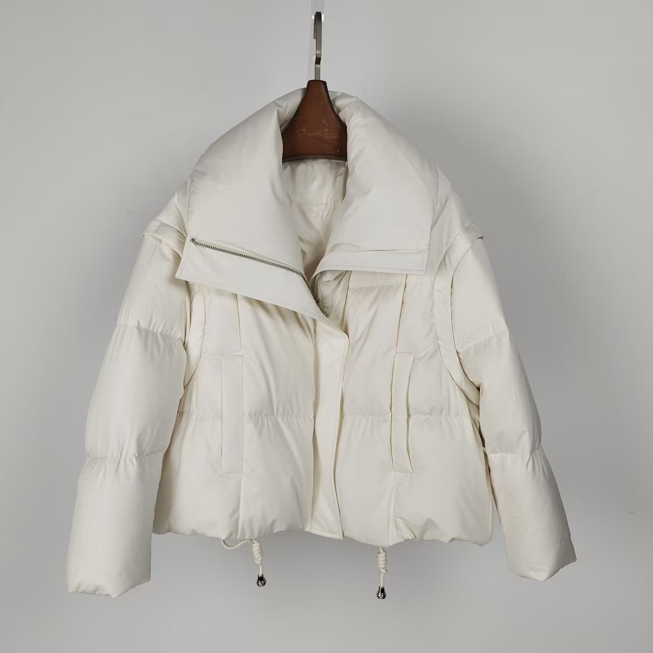 【YUAN】新款桑蚕丝短款袖子可脱卸90白鹅绒G4YR0056,女装/女士精品,羽绒服,淘宝优惠券,粉丝福利购,淘宝优惠卷