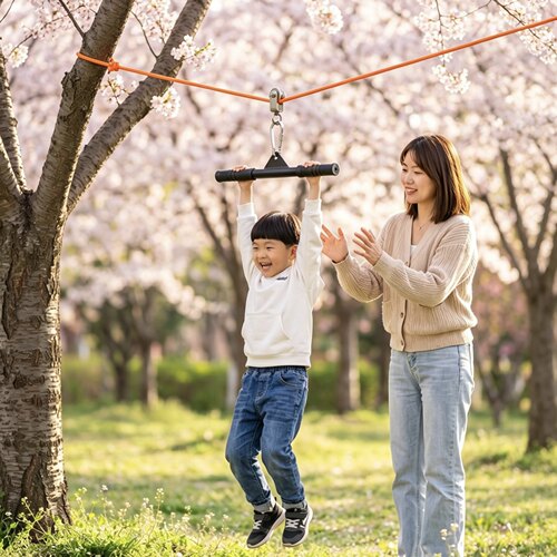 儿童溜索滑索套装室内户外装备