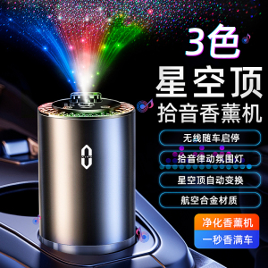 问界车载除异味香薰星空顶氛围灯