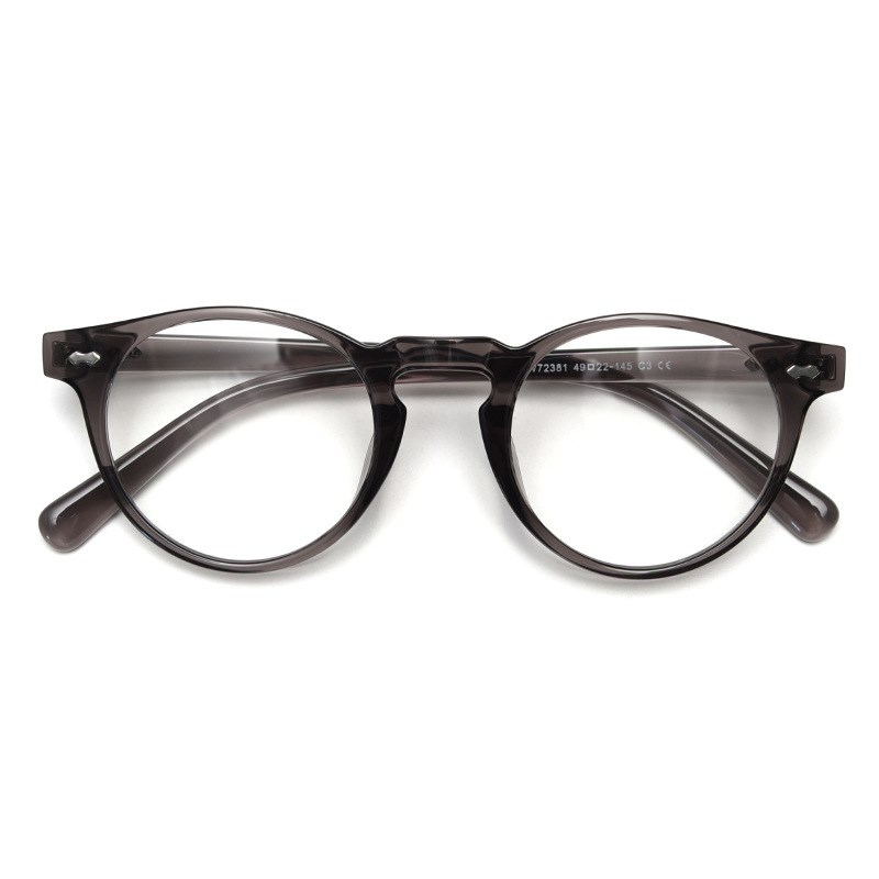 72381新款个性TR90近视眼镜框潮男女街拍复古平光镜架可配度数