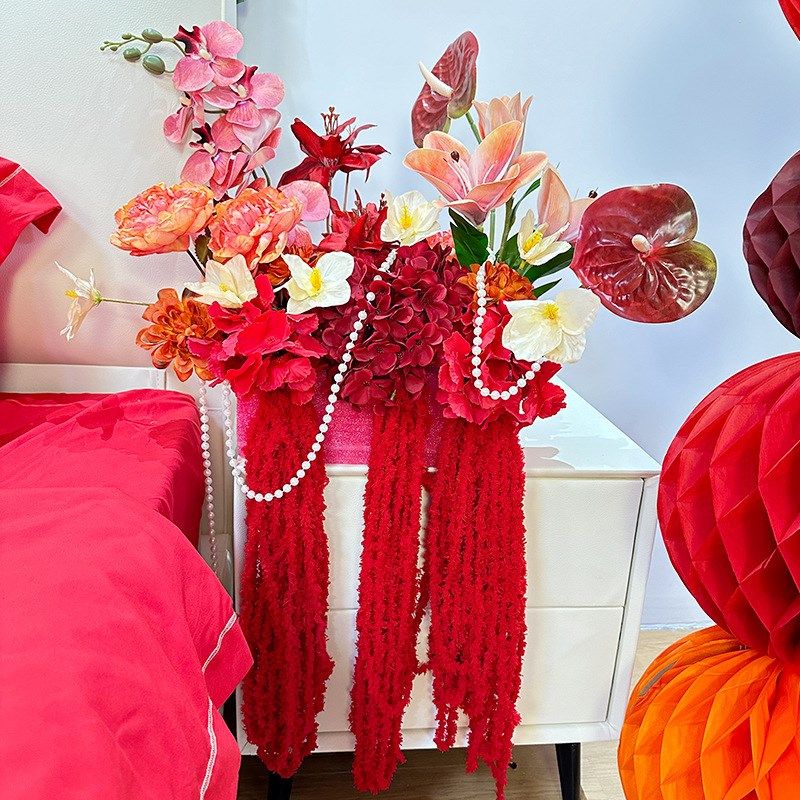 小红书婚房布置装饰喜庆双面绒背景套装结婚新房喜字墙贴,节庆用品/礼品,婚房装扮用品,淘宝优惠券,粉丝福利购,淘宝优惠卷