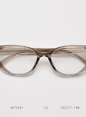72361个性复古小猫形近视眼镜框男女街拍素颜平光镜架ins