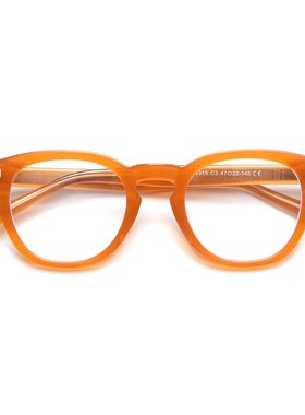 KBT98315 日系复古文艺柳丁近视眼镜架女 街拍平光镜男凹造型