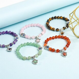 新品荷鲁斯之眼时光宝石手链时尚复古水晶创意手链饰