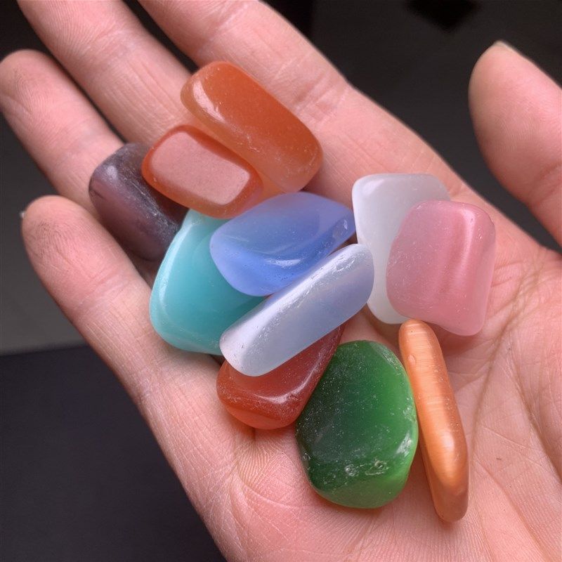 直供彩猫眼碎石 花盆鱼缸造景香薰扩香石七彩猫眼大颗粒碎石,特色手工艺,其他特色工艺品,淘宝优惠券,粉丝福利购,淘宝优惠卷