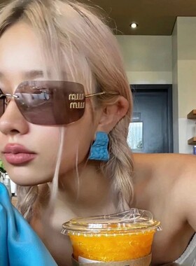 英国DHWA专柜曲面无框墨镜女款2026新款高级感潮流防紫外线女士太