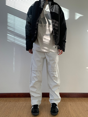 07QWER 早春新款城市机能裤运动休闲冲锋裤小众潮直筒三防长裤