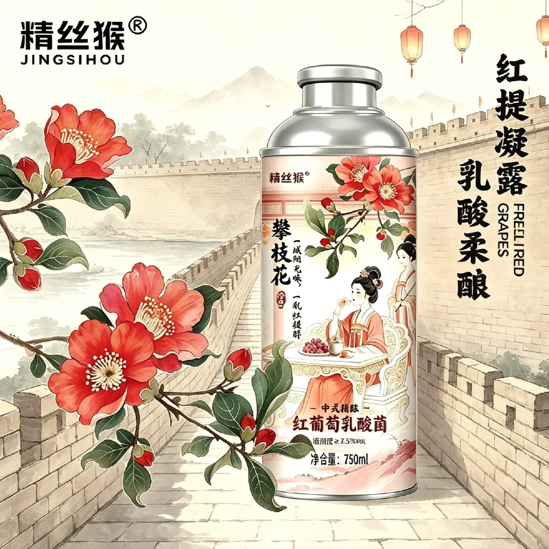 攀枝花【精丝猴】奶皮子风味红葡萄乳酸菌精酿啤酒进口麦芽