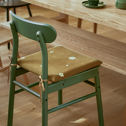 灯芯绒记忆棉方形坐垫加厚椅垫冬