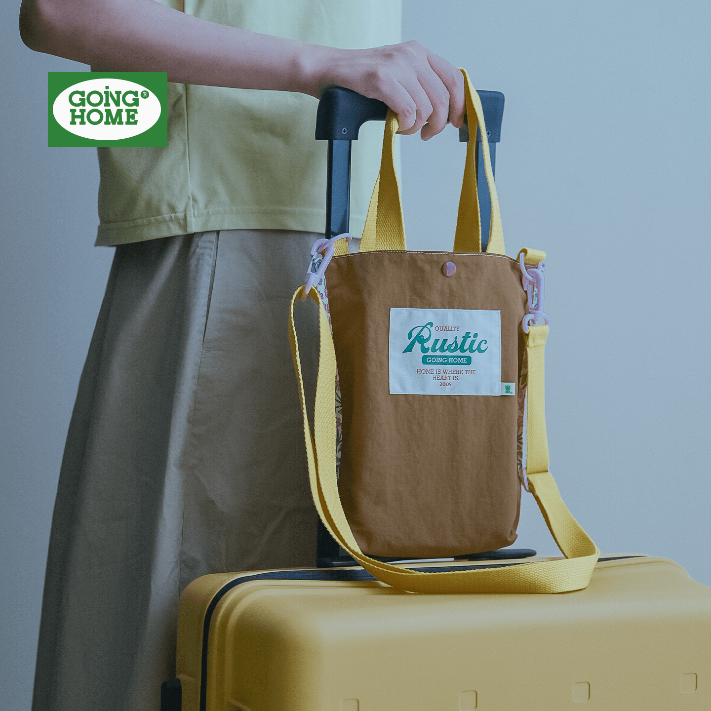 【轻旅时刻】好看斜挎旅行托特包