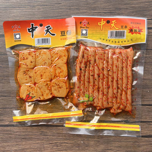 中天150g香辣味豆卷豆条老式怀旧大豆制品下酒凉拌菜休闲小吃零食