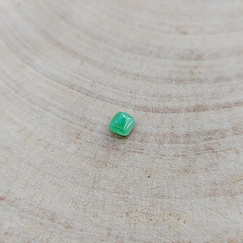 天然A货翡翠冰糯种飘绿随行戒面裸石一物一拍