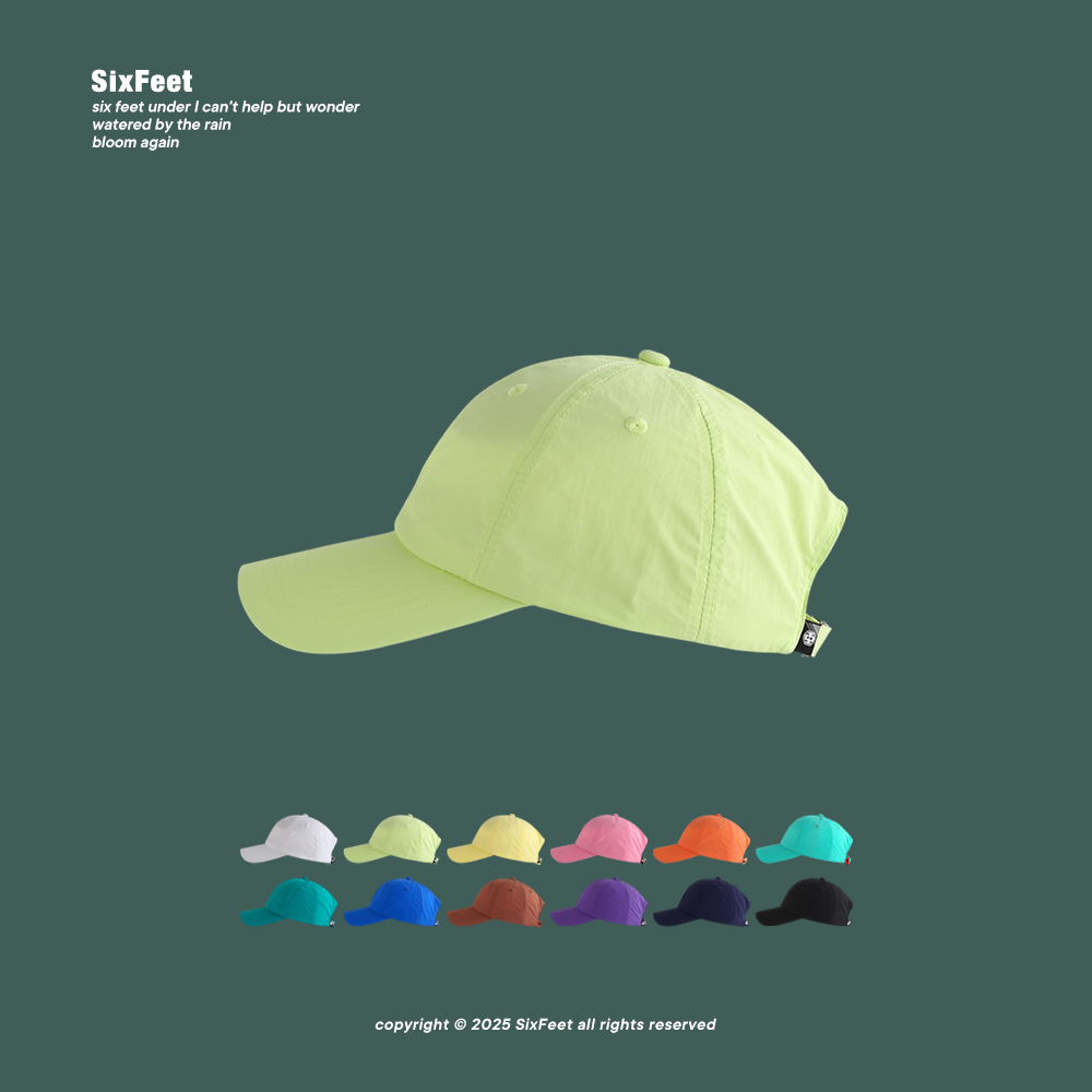 鸭舌帽出游速干男女夏季弯檐透气