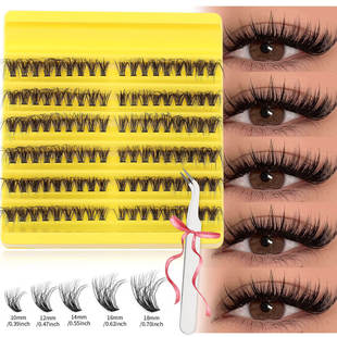 Eyelash False Curve Portable睫毛 Set Segmented Extension