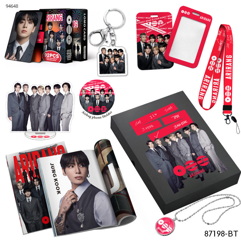 BTS star peripherals BTS gift box set keychain photo album card holder exquisite gifts