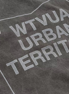 日系WTAPS 813 SS COTTON水洗做旧蜡染印花休闲运动短袖T恤男25SS