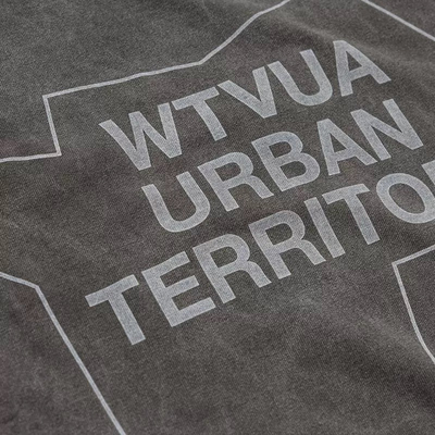 日系WTAPS 813 SS COTTON水洗做旧蜡染印花休闲运动短袖T恤男25SS