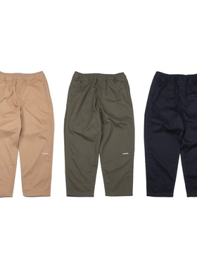 NAUTICA22SS长谷川束脚锥形休闲裤男重磅纯色水洗宽松工装长裤潮