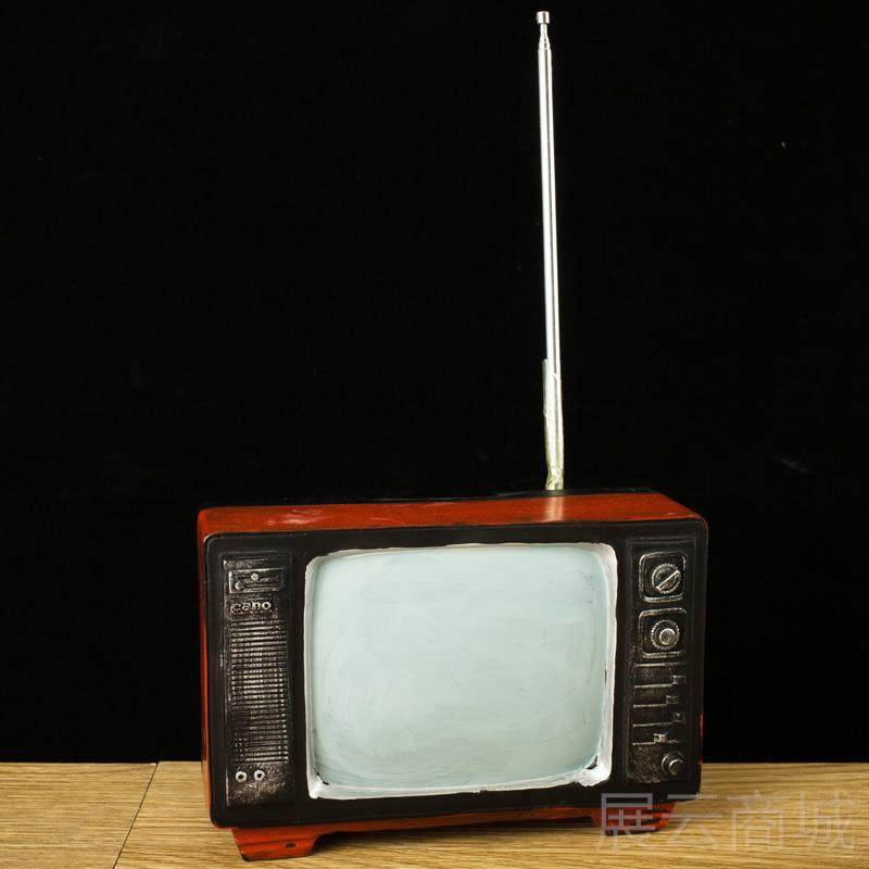 高档创意 复古啡做式收音机电旧视老机模型摆件咖厅奶茶店桌面装,家居饰品,装饰摆件,淘宝优惠券,粉丝福利购,淘宝优惠卷