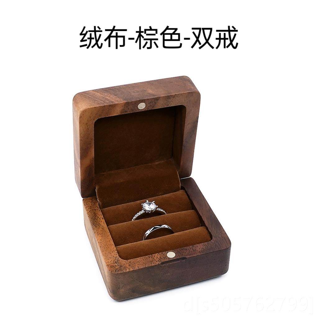 高档收实木戒指盒高对戒结婚盒档精致高端珠宝戒指耳礼饰金饰首饰,饰品/流行首饰/时尚饰品新,首饰盒,淘宝优惠券,粉丝福利购,淘宝优惠卷