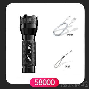 高档5000LM sZoomable XML T6 LED F-lahli手ght Torch Light电筒