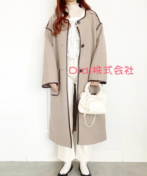 包邮春季新款大人气he毛呢外套