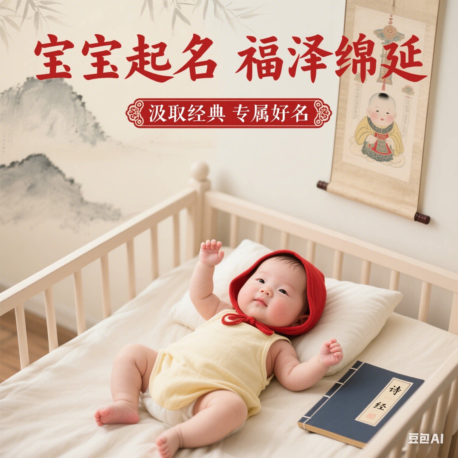 宝宝起名字改名取名人工新生婴儿小孩改名锦字轩居士帮你起好听名