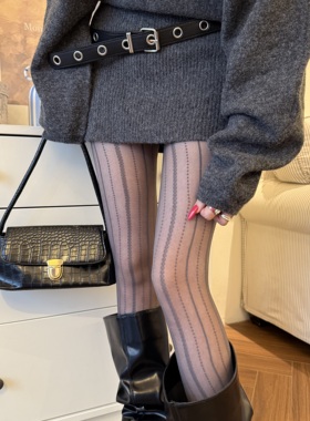 灰色麻花丝袜女春夏季超薄0d高透白丝打底裤防勾丝黑丝配光腿神器