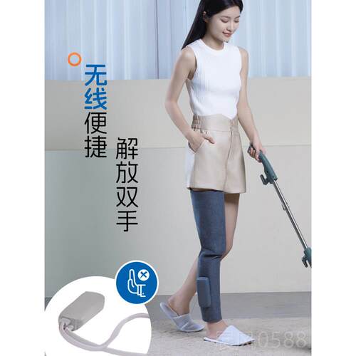 高档Fuj加iiryoki腿部按器热空气波压力按摩器恒摩温热敷