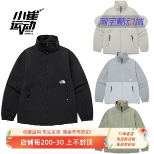 TheNorthFace 韩国代购 北面24男女冲锋衣防水立领夹克外套NJ3BQ05