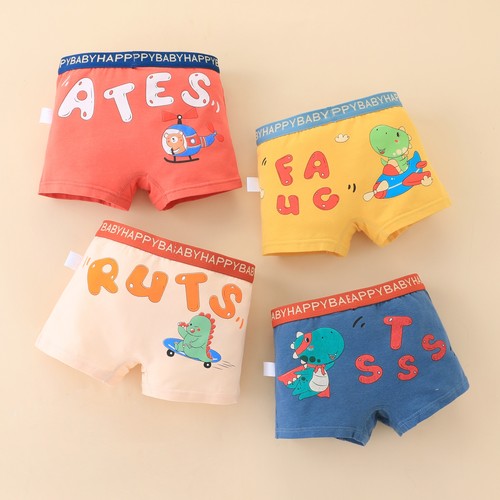 男童内裤纯棉平角短裤华辉儿