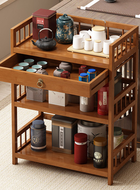 沙发边几侧边柜办公室茶水柜小户型客厅茶桌置物架家用茶几小桌子