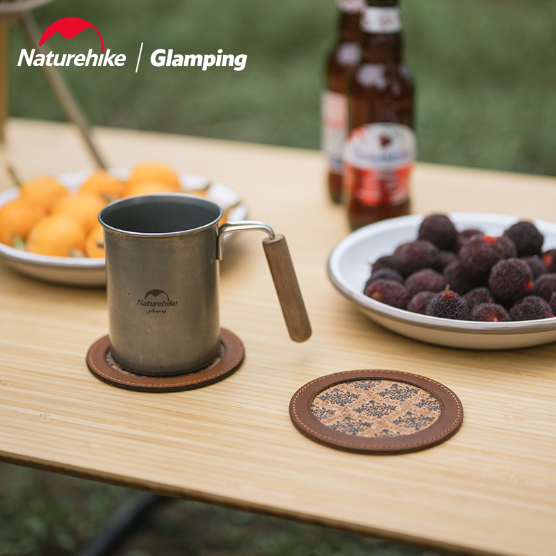 Naturehike手工皮质精致防滑杯垫