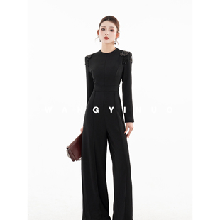 休闲百搭简约显瘦连体裤 MD依诺 轻奢时尚 2026春季 超模风范