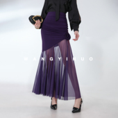 款 2026春季 纯欲风蕾丝拼接花朵收腰女士半身裙 玫瑰之恋 MD依诺