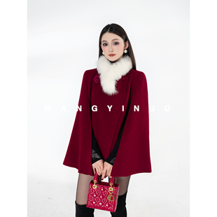 气质轻奢设计感名媛厚款 2025冬季 保暖羊毛外套 不动声色 MD依诺