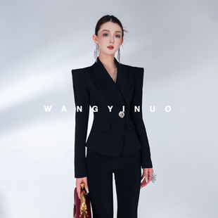 穿搭一粒扣百搭收腰西装 MD依诺 显瘦时尚 2026春季 外套 简约干练